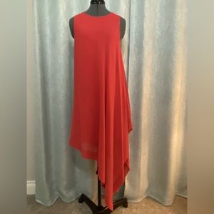 Asymmetrical dress by Cremiux. Size- M. Color- Salmon. Never worn.